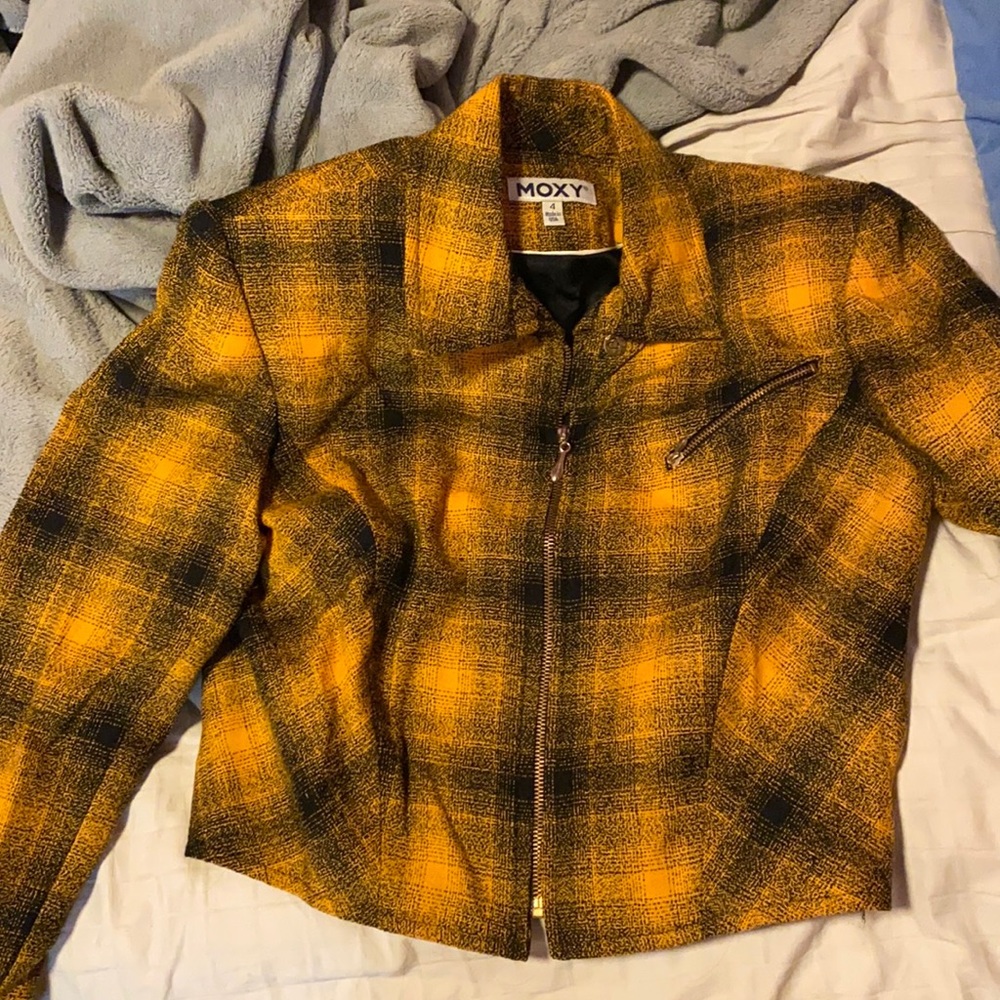 yellow and black jacket